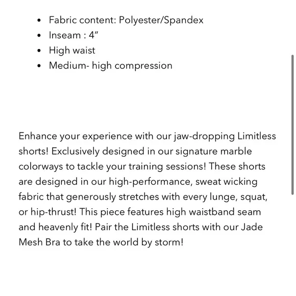 BuffBunny White Marble Women Shorts Medium - Picture 7 of 7